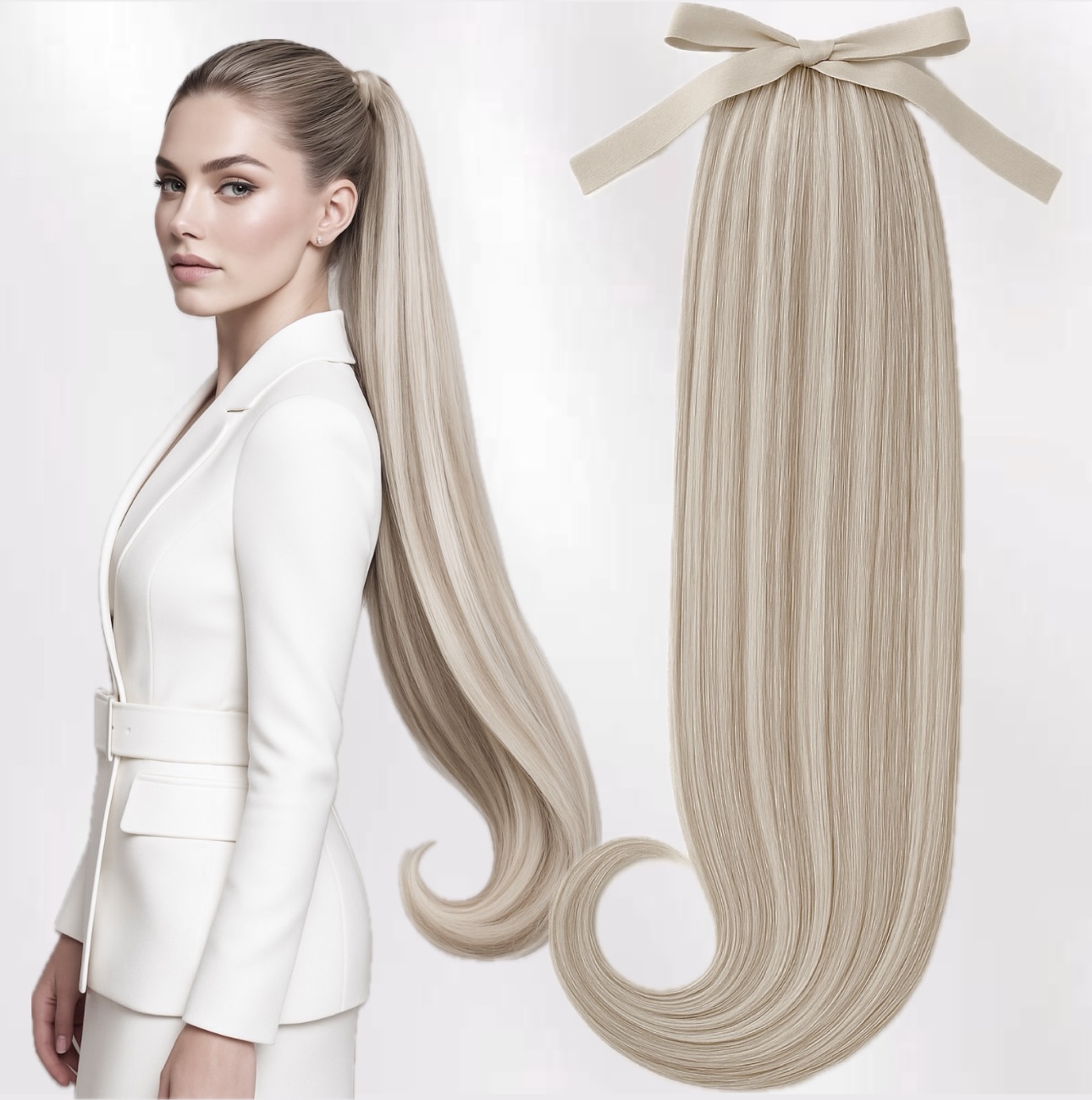 Cozi de Par Black Collection #19/Silver - Extensii de par București